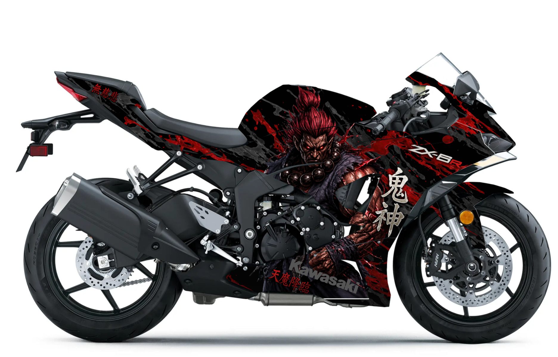 Been working on a custom Street Fighter Akuma design for a