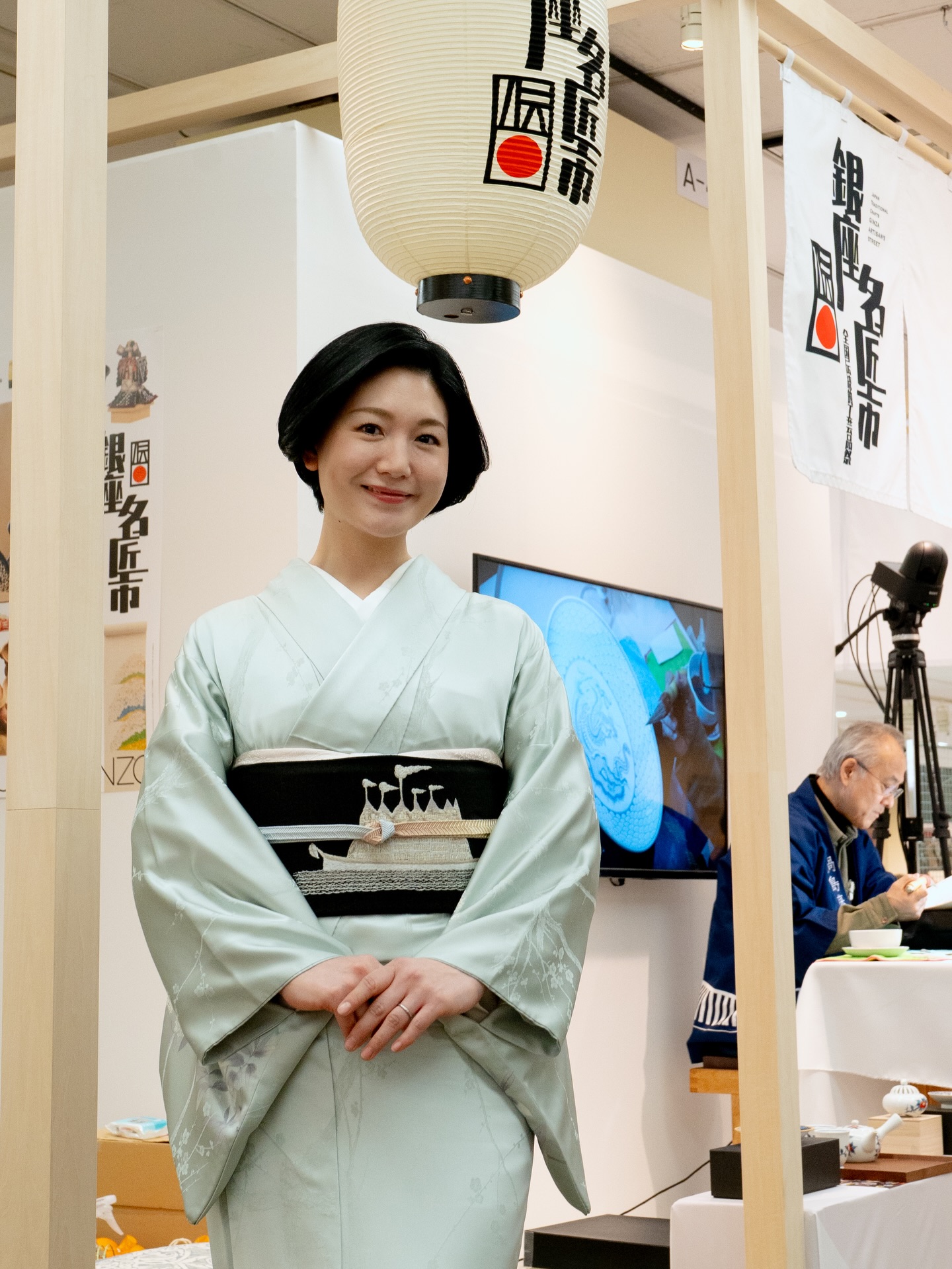 いま、東京の銀座松屋さん8階にいます！ 銀座名匠市 @kougei_event 