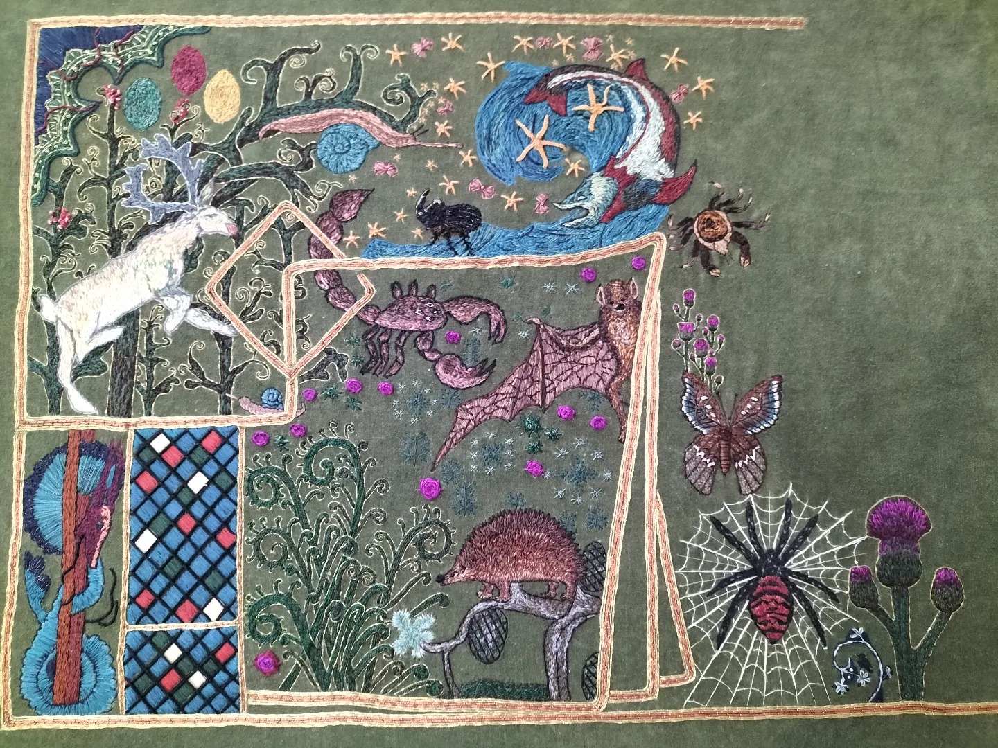 Sewn by Collette Kinley-Textile Art