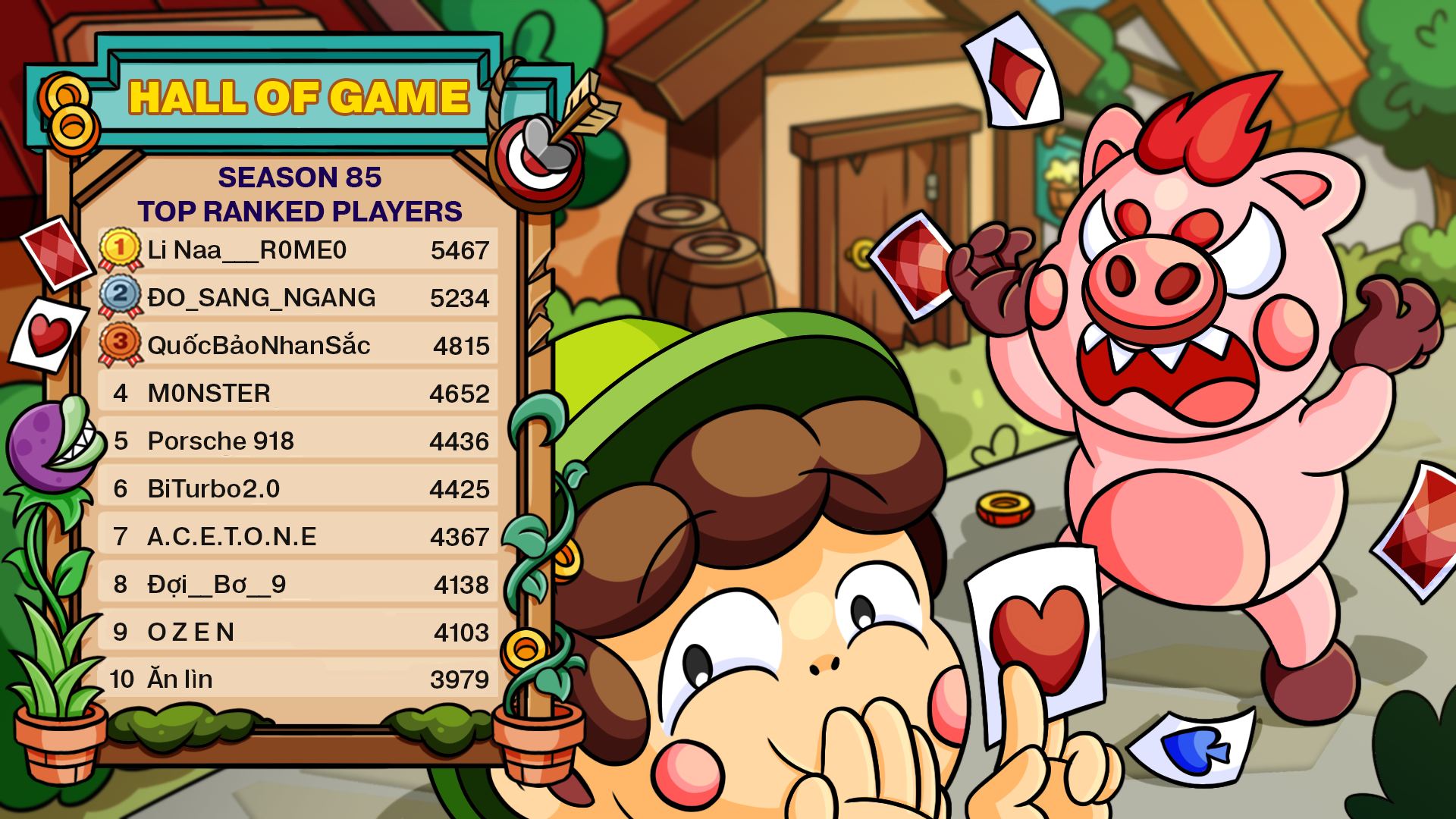 Pig - 🏆 SEASON 85 HALL OF FAME 🏆 Season 85 has officially wrapped up ...