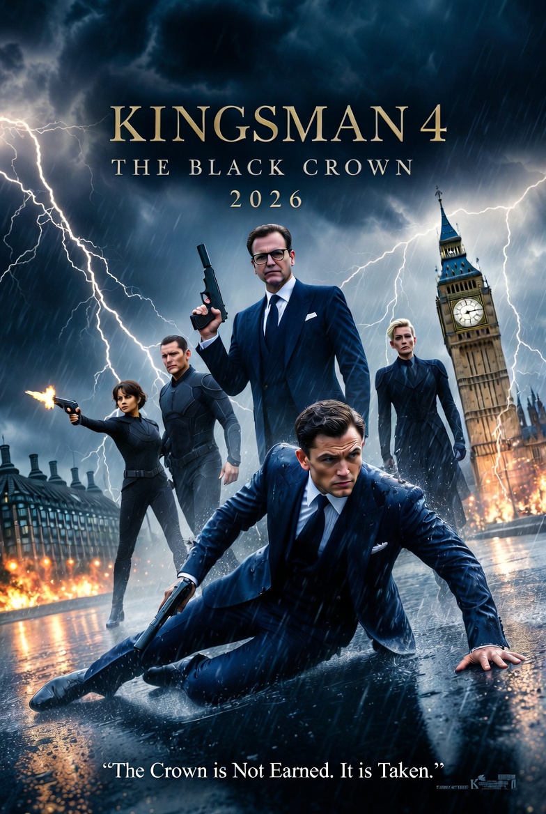Steffi - 🎬 KINGSMAN 4: THE BLACK CROWN (2026) Starring: Taron Egerton ...