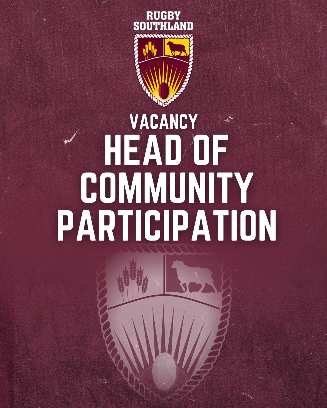 Rugby - The role of Head of Community Participation sits at the heart ...
