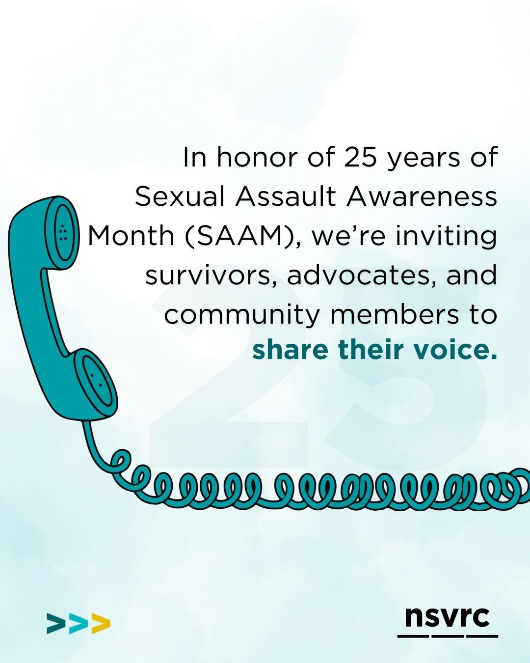 NSVRC - The theme of Sexual Assault Awareness Month for April 2026 is ...