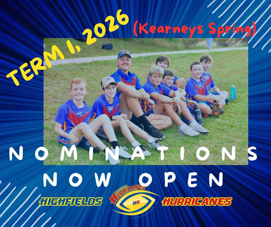 🎉 Term 1, 2026... - Highfields Hurricanes Touch Club | Facebook