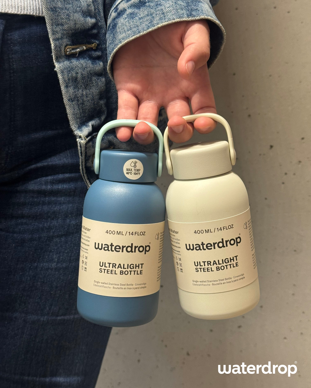 🚨NEW BOTTLE ALERT 🚨 Okay, das könnten wirklich die süßesten Flaschen sein, die wir je gemacht haben...🥺 Edelstahl-Power ohne Extragewicht! Das Mini-Me der Thermo Steel heißt Ultralight Steel: handli