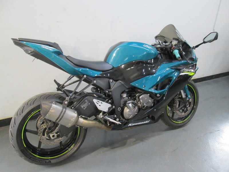 Check out this clean 2021 Kawasaki Ninja ZX-6R! Very well