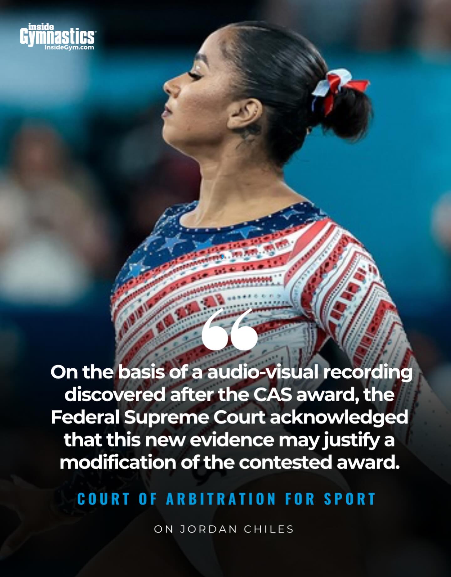 New updates on Jordan Chiles’ bronze... - Inside Gymnastics | Facebook