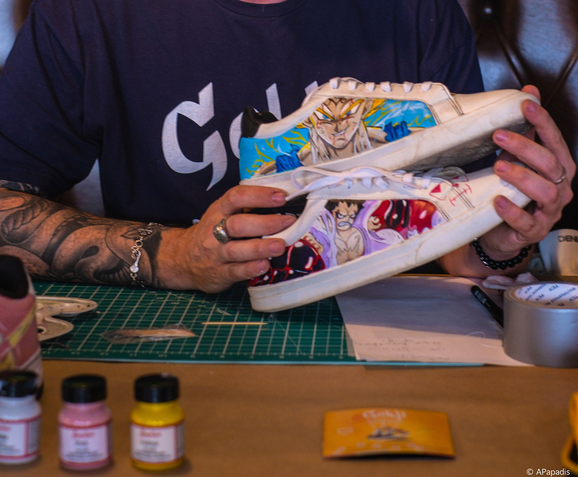 Atelier - customisation de baskets