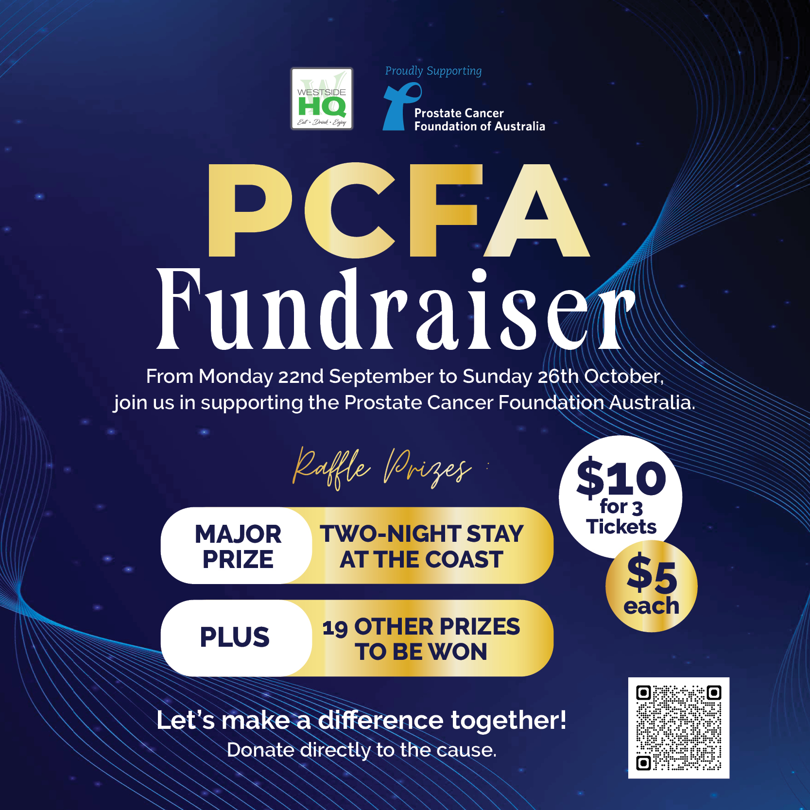 Westside HQ - 💙 PCFA Fundraiser Raffle 💙 We’re raising... | Facebook