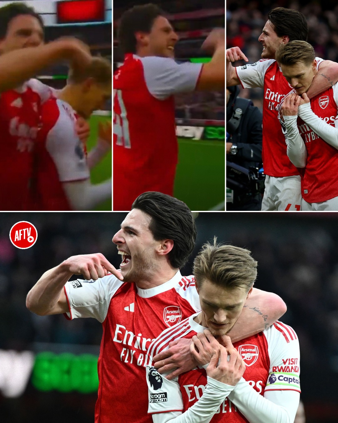 AFTV - Look at the way Declan Rice kept pointing at Martin... | Facebook
