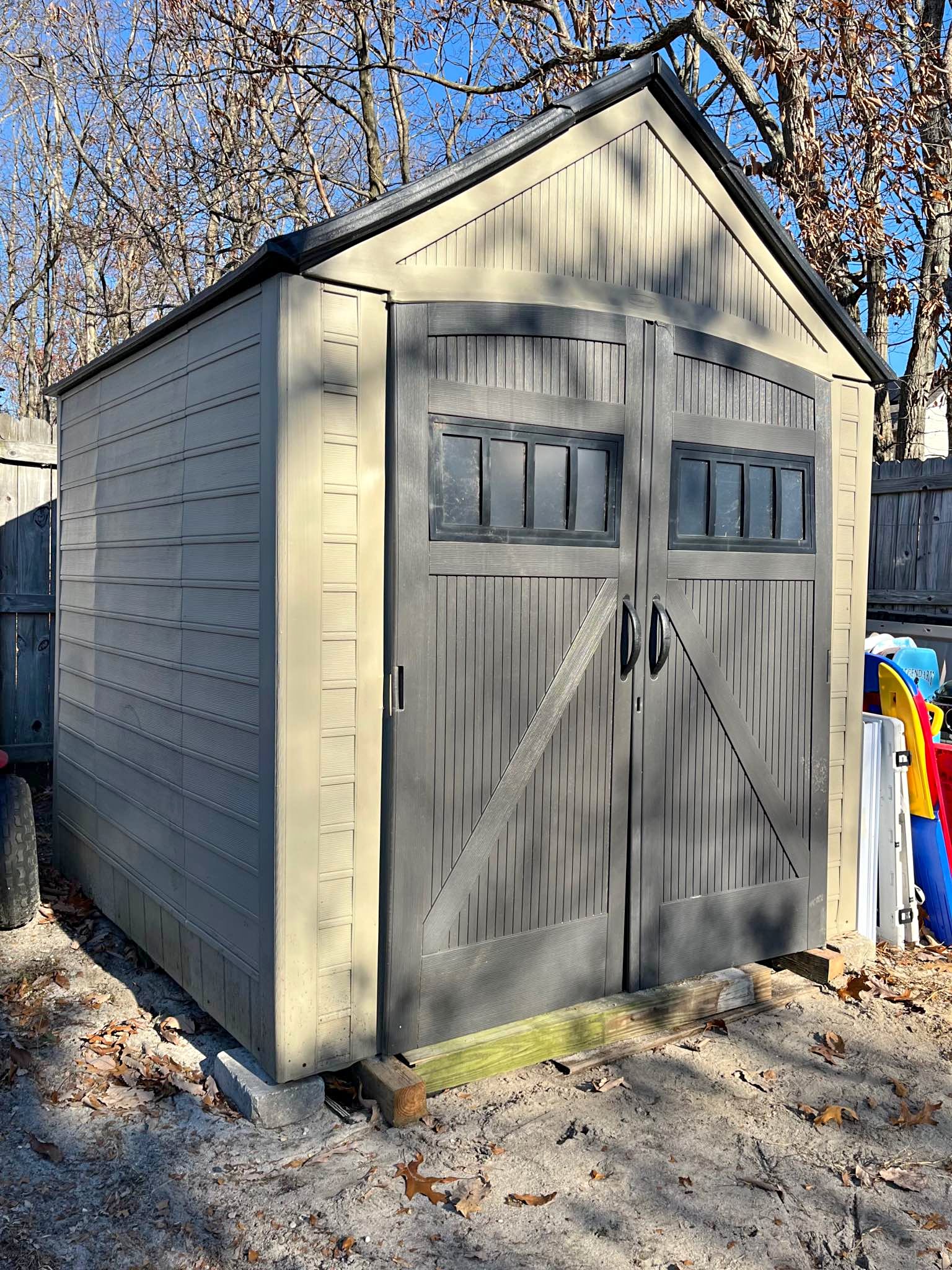 Rubbermaid 7 ft. x 7 ft. Roughneck Storage Shed - Storage Sheds - Erial