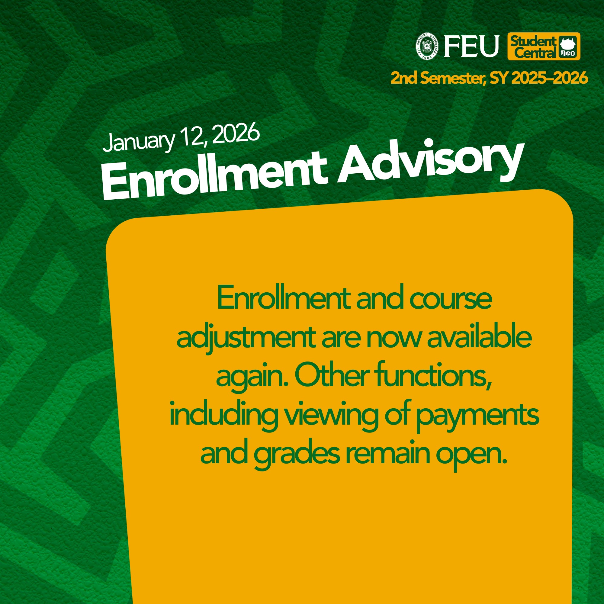 FEU Enrollment