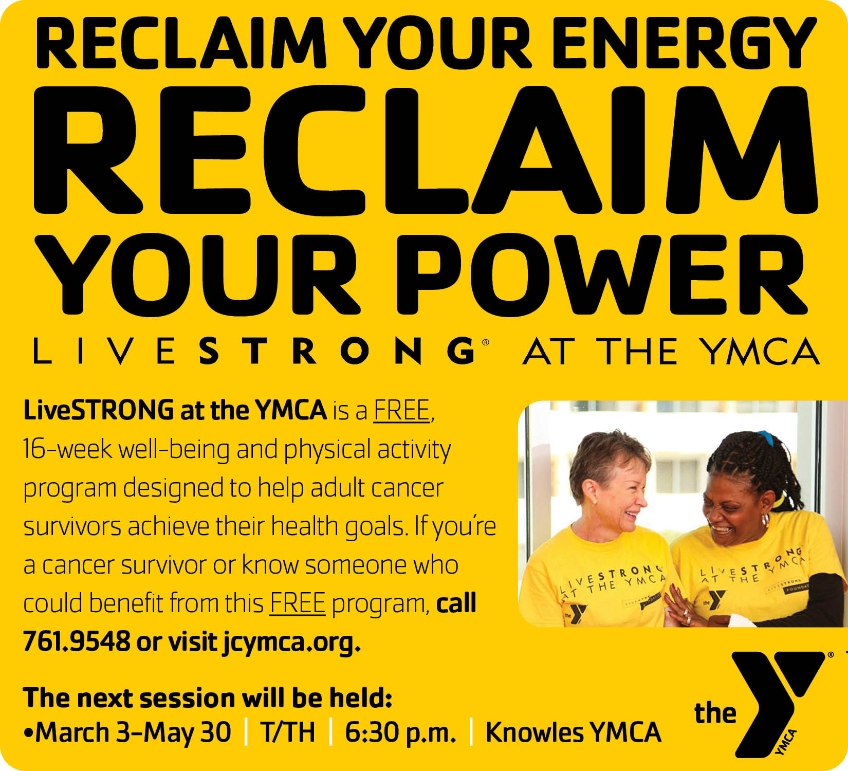 Jefferson - The Y and LiveSTRONG have joined together to create ...
