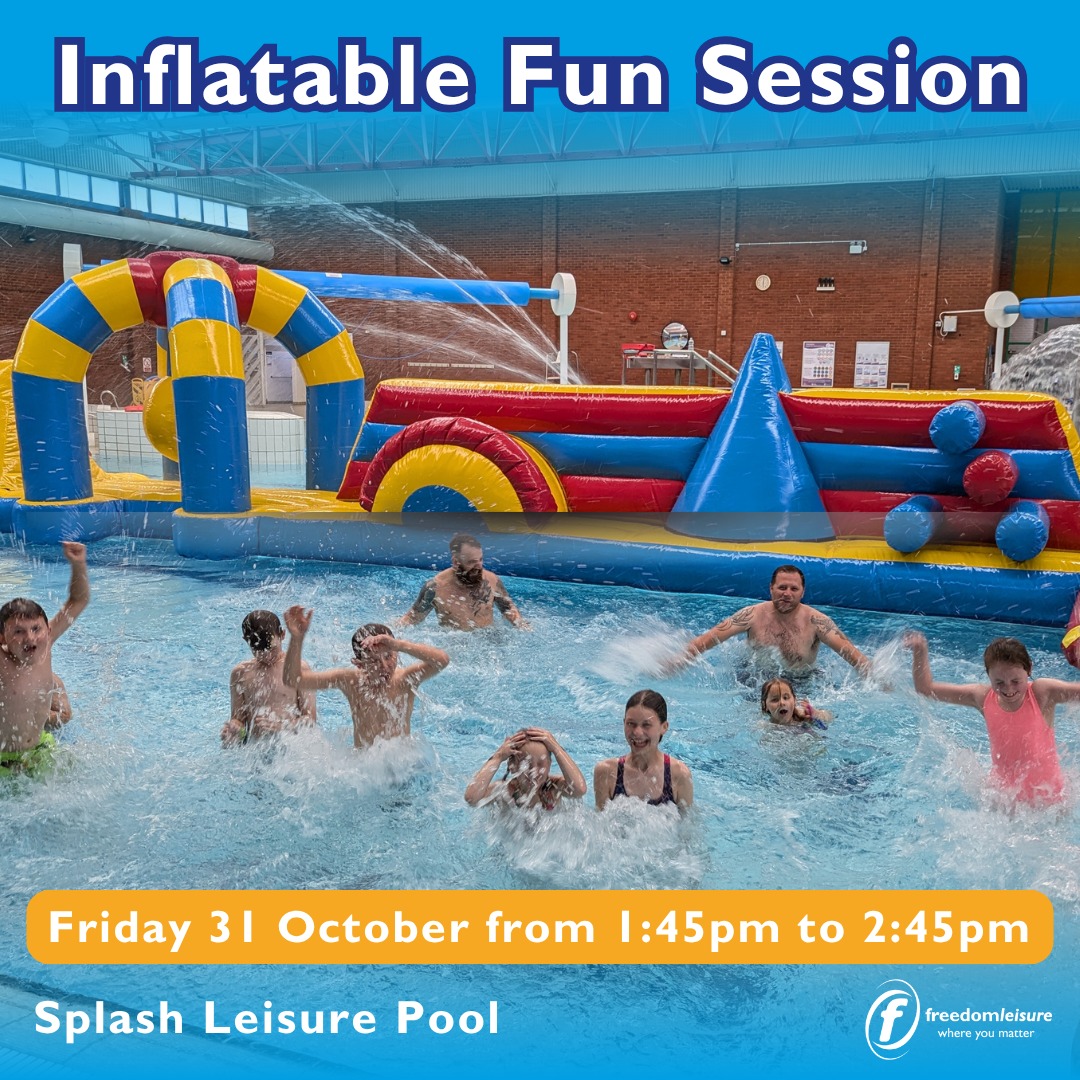 🎃💦 Inflatable Fun Session At... - Splash Leisure Pool | Facebook