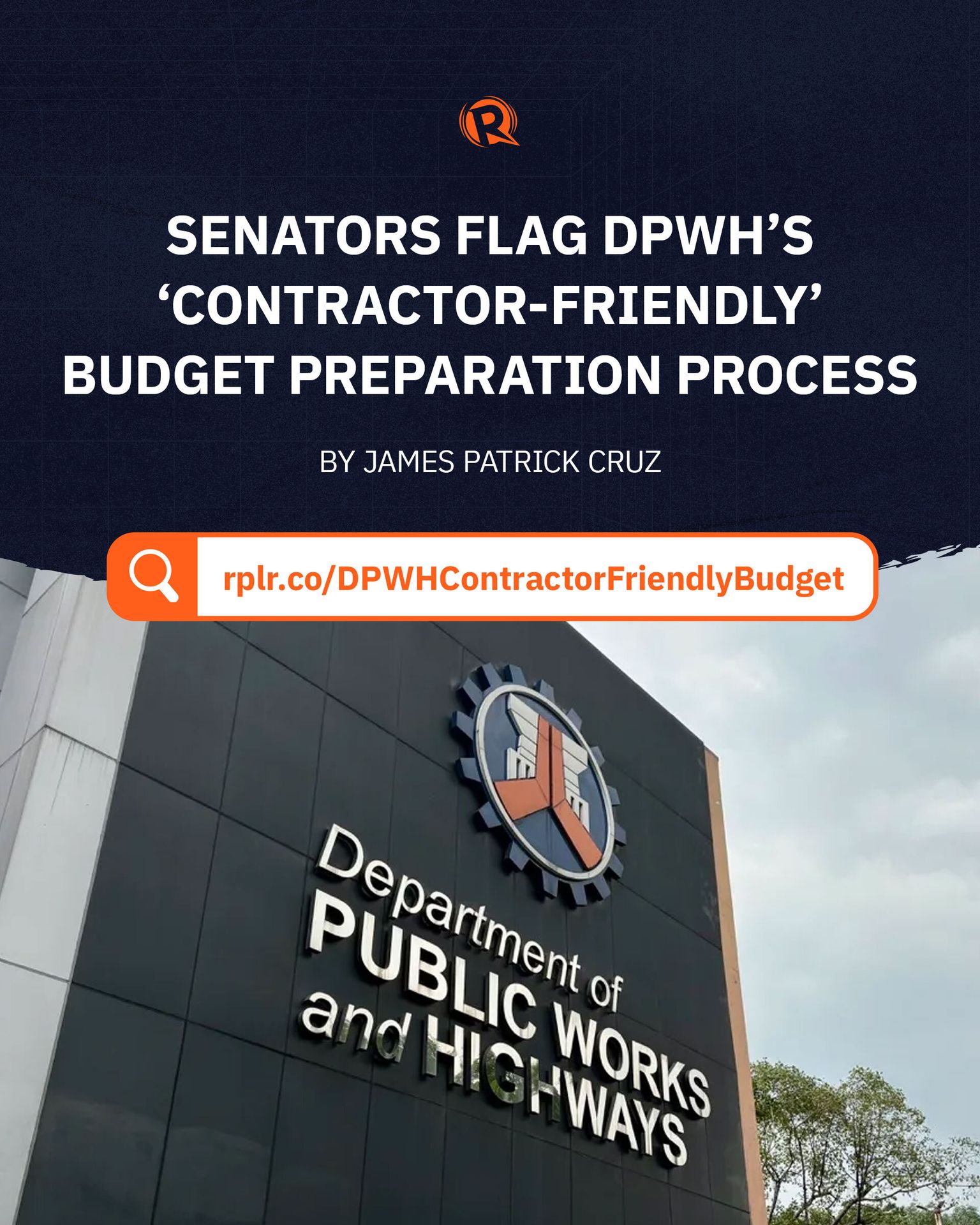 Rappler - The DPWH appears to tailor the budget items in a way that ...