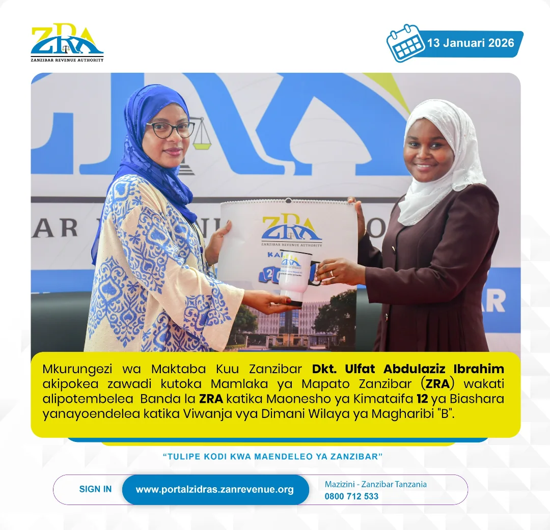 Zanzibar Revenue Authority... - Zanzibar Revenue Authority