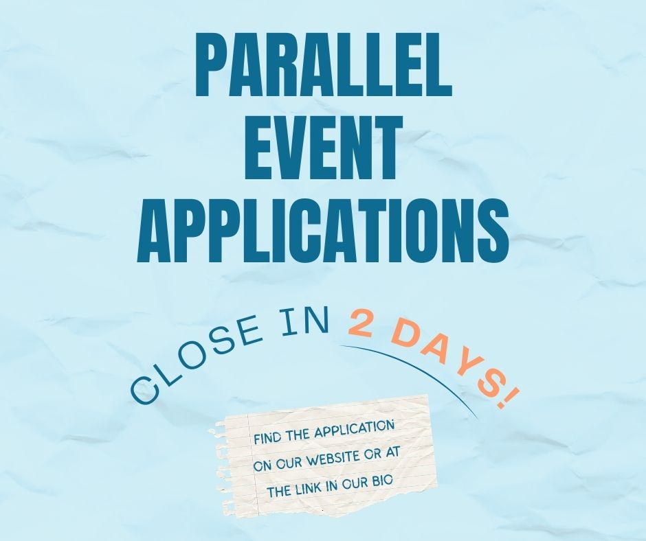 NGO - Just 2 more days to submit your in-person parallel event ...