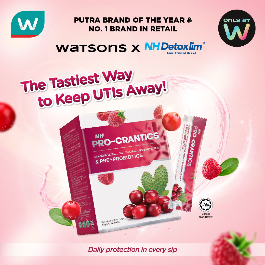 Watsons - [ONLY AT WATSONS | NH] UTI defence in every sip! 💗 NH Pro ...