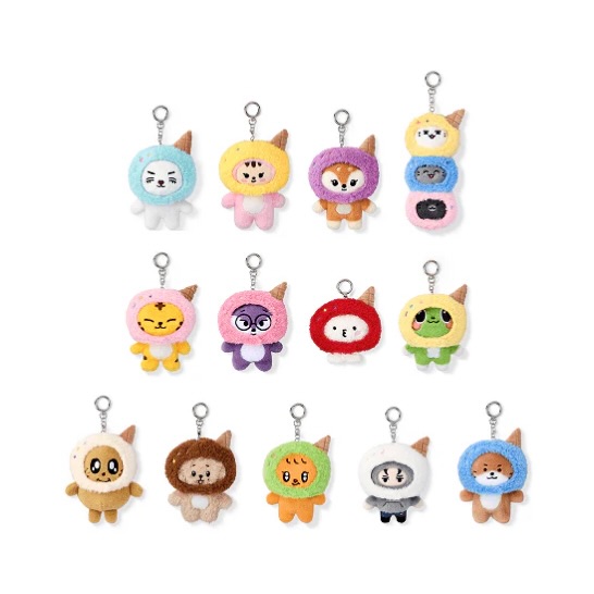🍦 SEVENTEEN's MINITEEN plush keyrings are officially on their 3RD