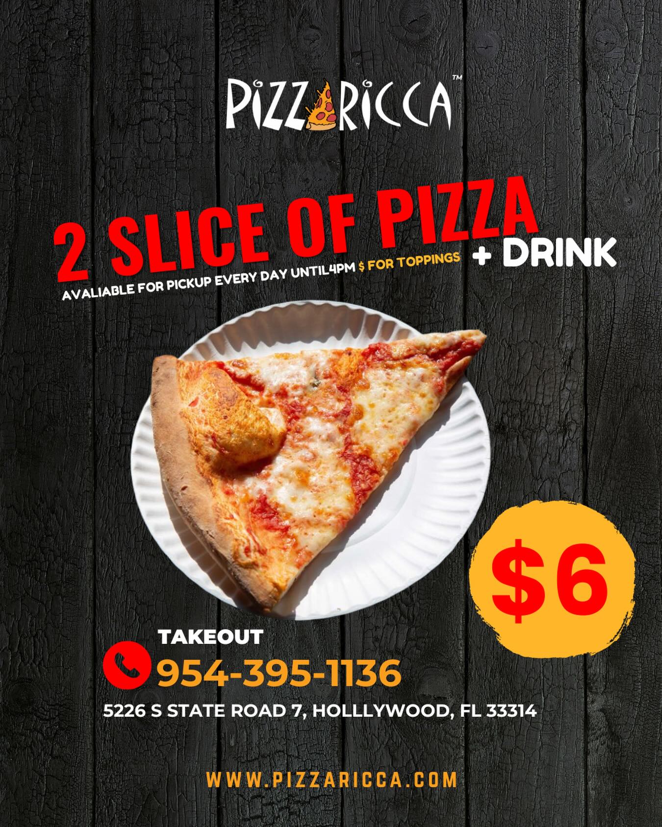 Pizza Ricca | Hollywood FL