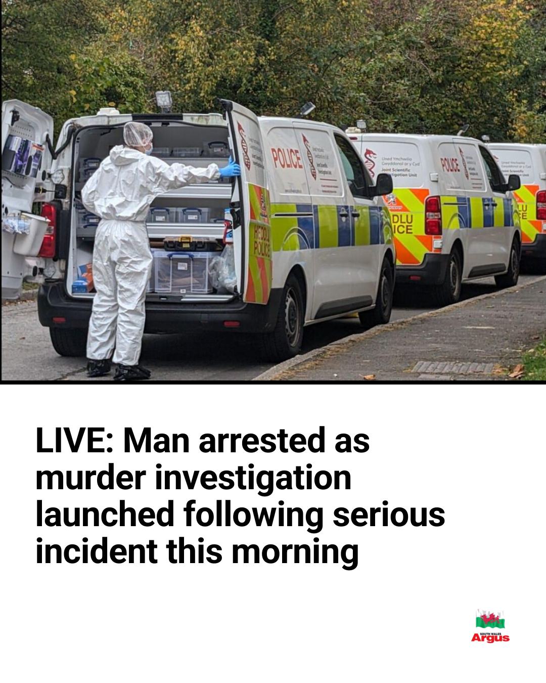 South - Police have now confirmed that this is now an ongoing murder ...
