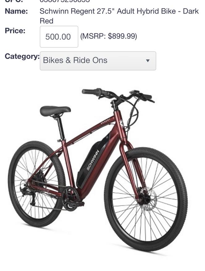 Ride in style with the Schwinn Regent 27.5” Adult Hybrid Bike in 