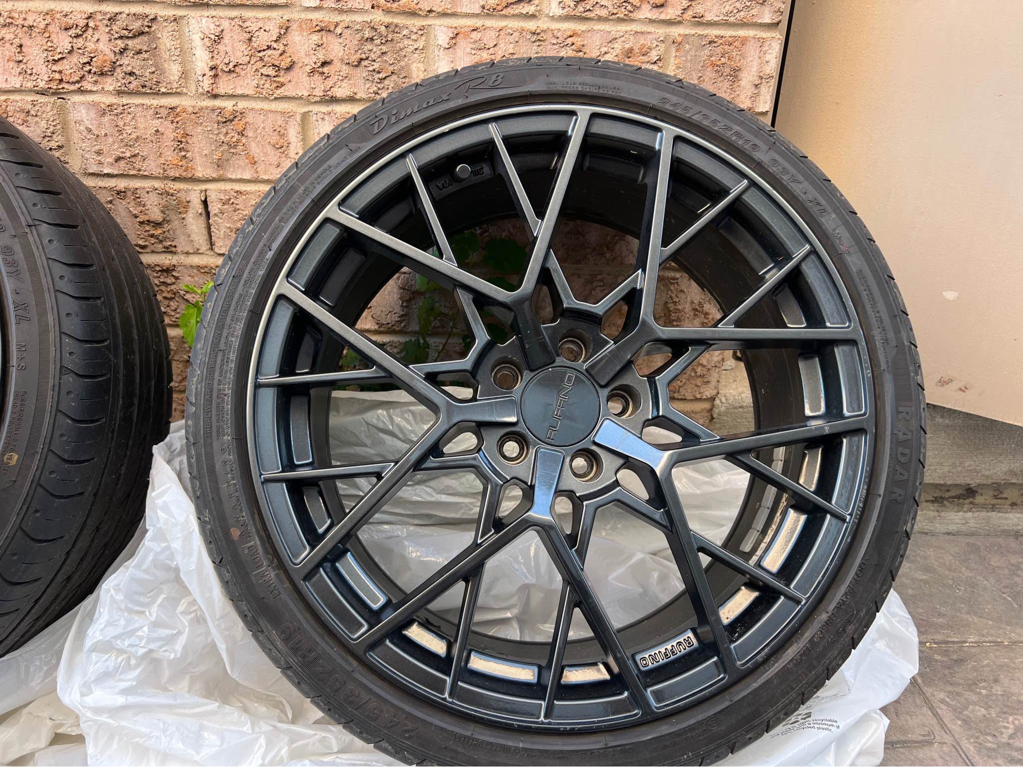Ruffino rims with tires 245/35/R19 - Car Wheels, Tires & Parts ...