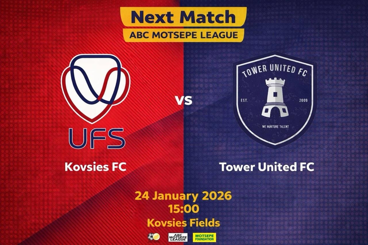 🚨 Next Match 🆚 University of the Free... - TOWER United F.C | Facebook