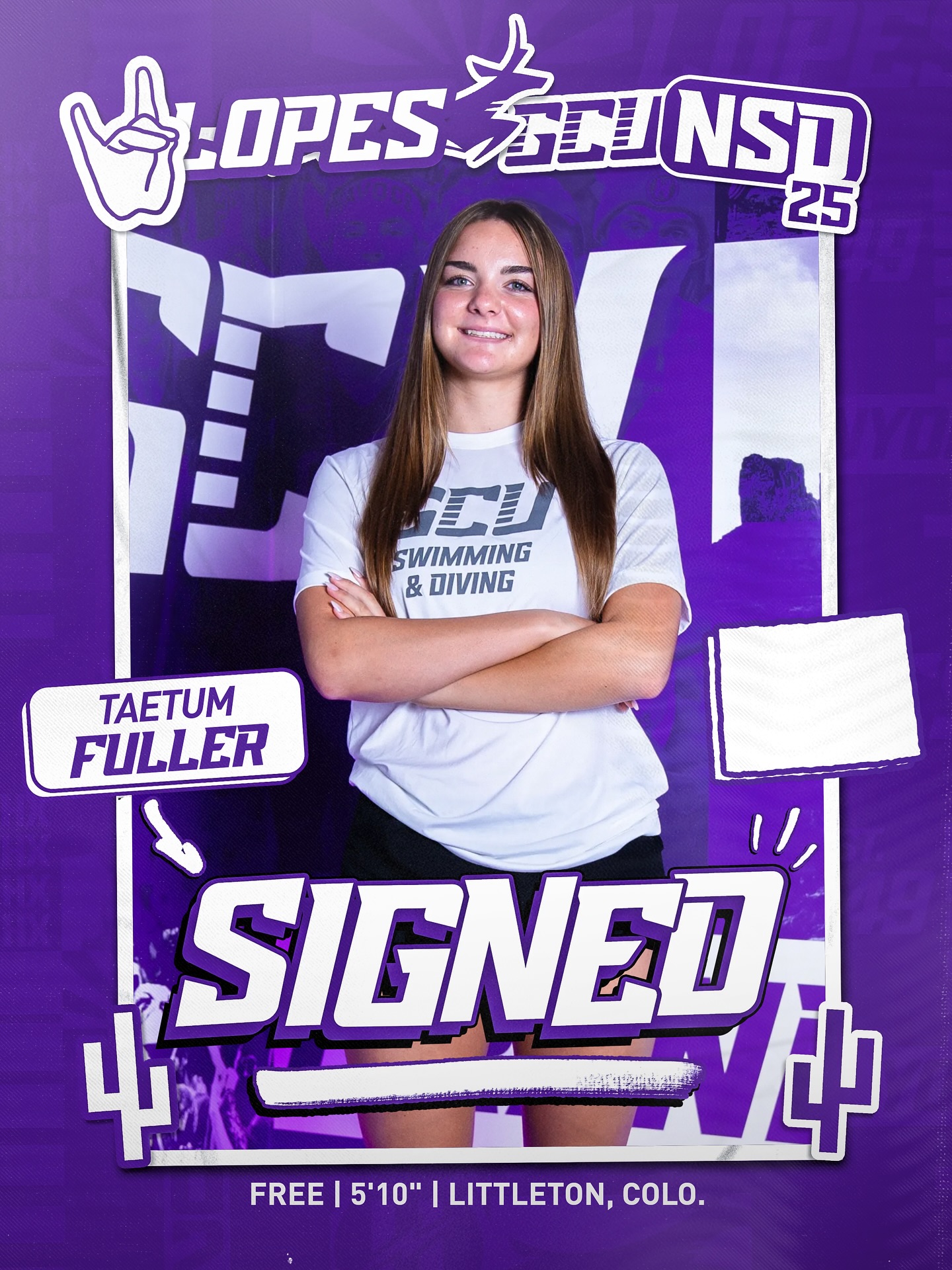 GCU - Welcome to the squad @taetum.fuller 🟣⚪️ #LopesUp | Facebook