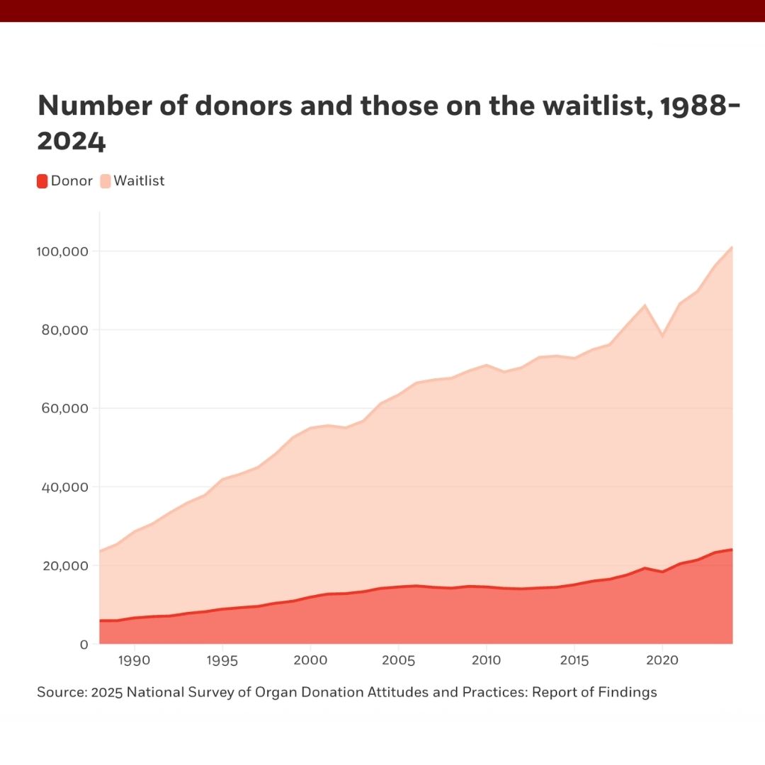 Global organ shortages affect more than 100,000 people every year