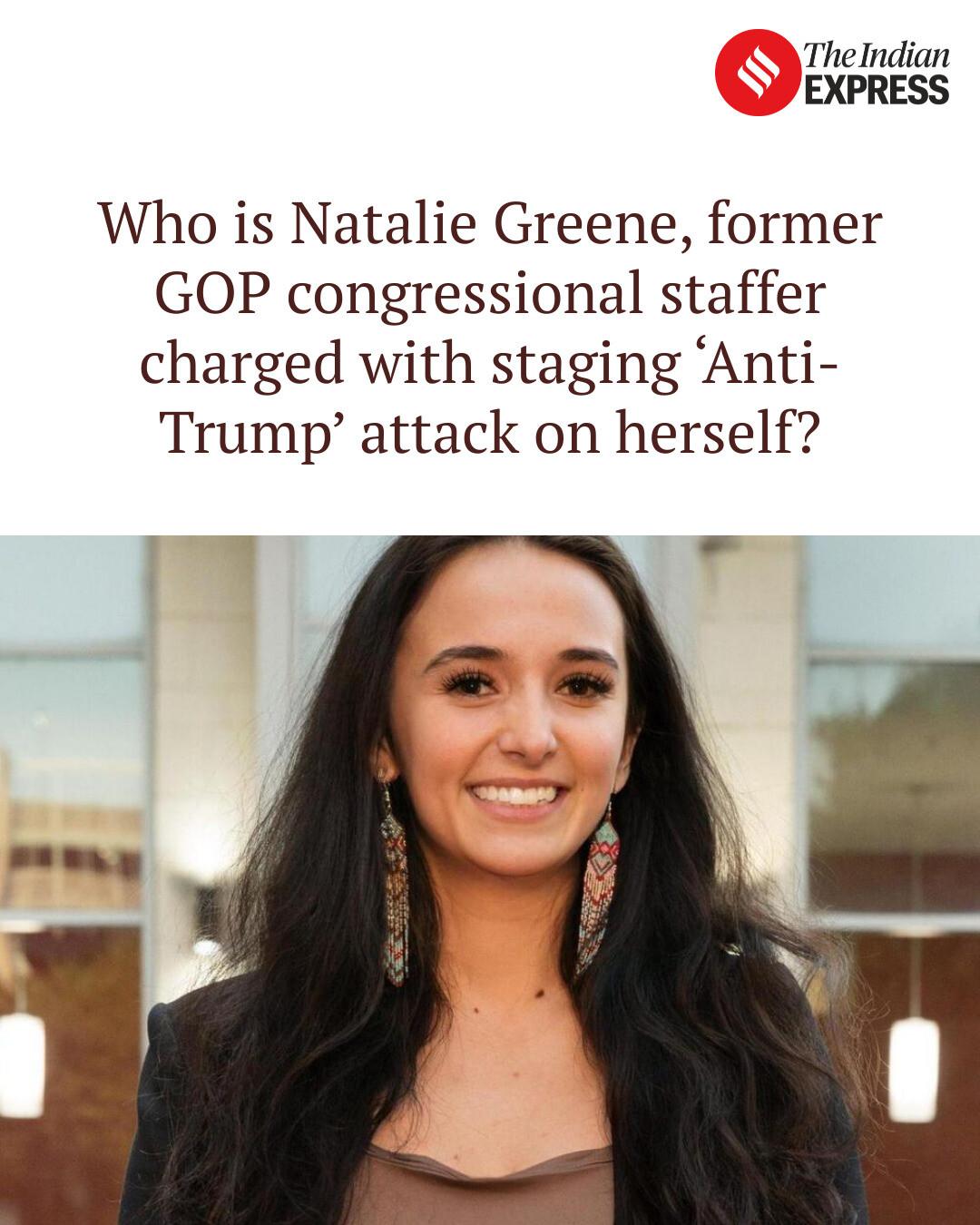 Indian Express - Who is Natalie Greene, former GOP... | Facebook