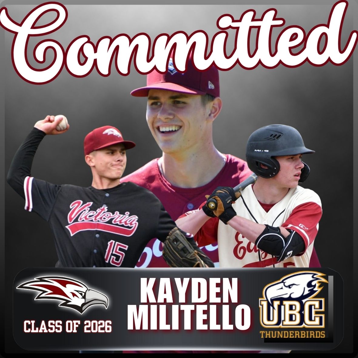 Victoria - We are pleased to congratulate 2026 grad, Kayden Militello ...