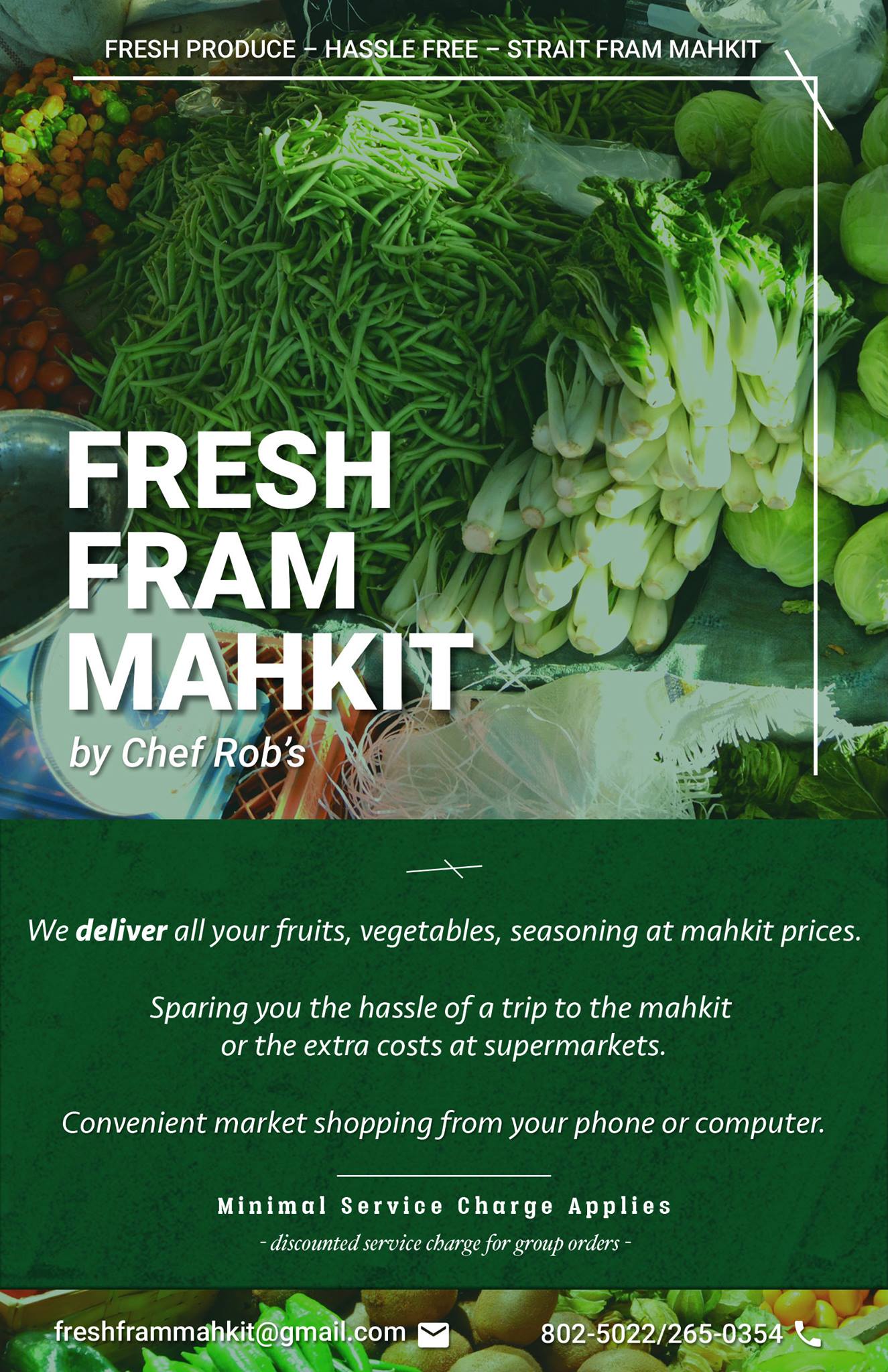 Fresh Fram Mahkit by Chef Rob's | Kingston