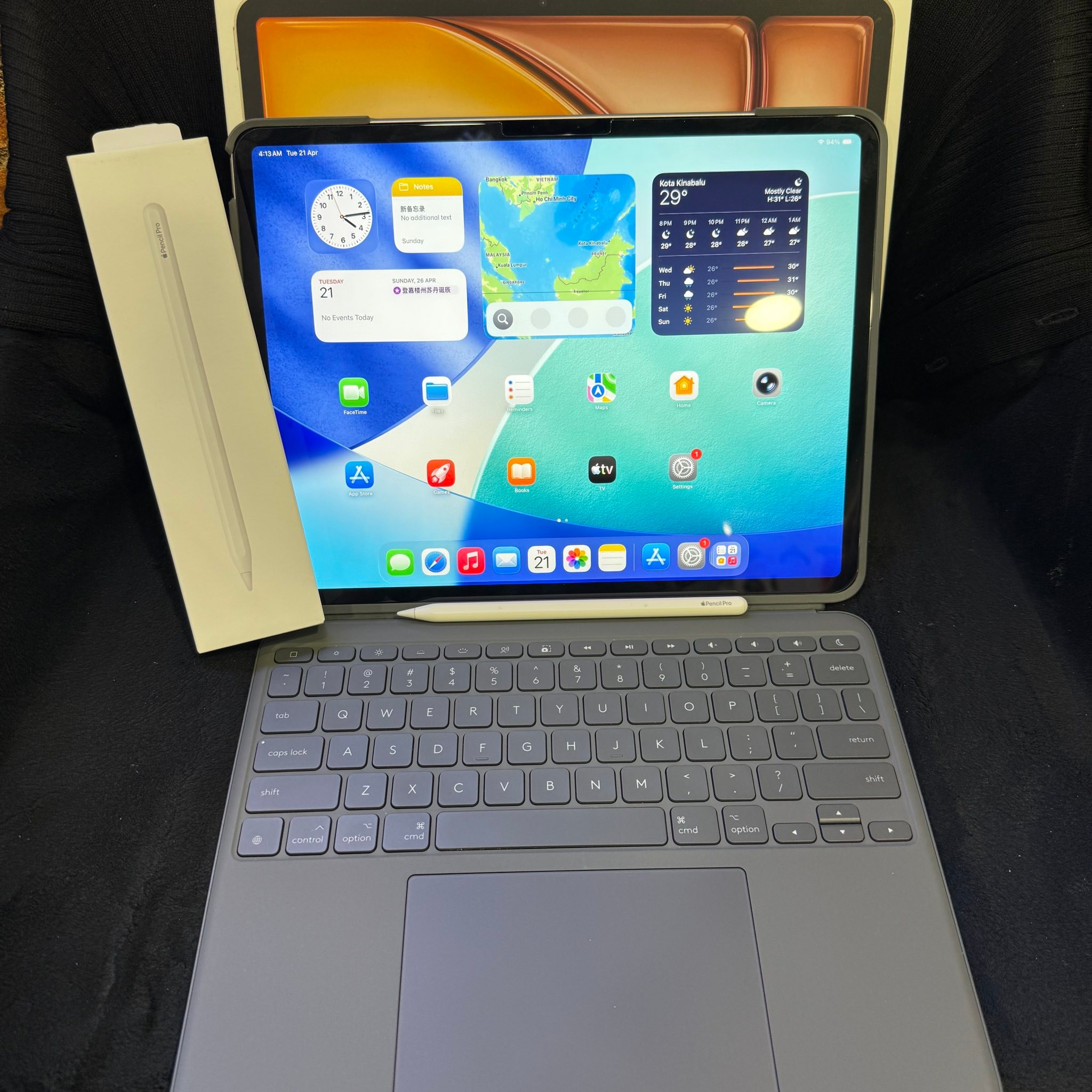 ?IPad Air 13inch （M2）Wi-Fi 256GB with Apple Pencil Keyboard 