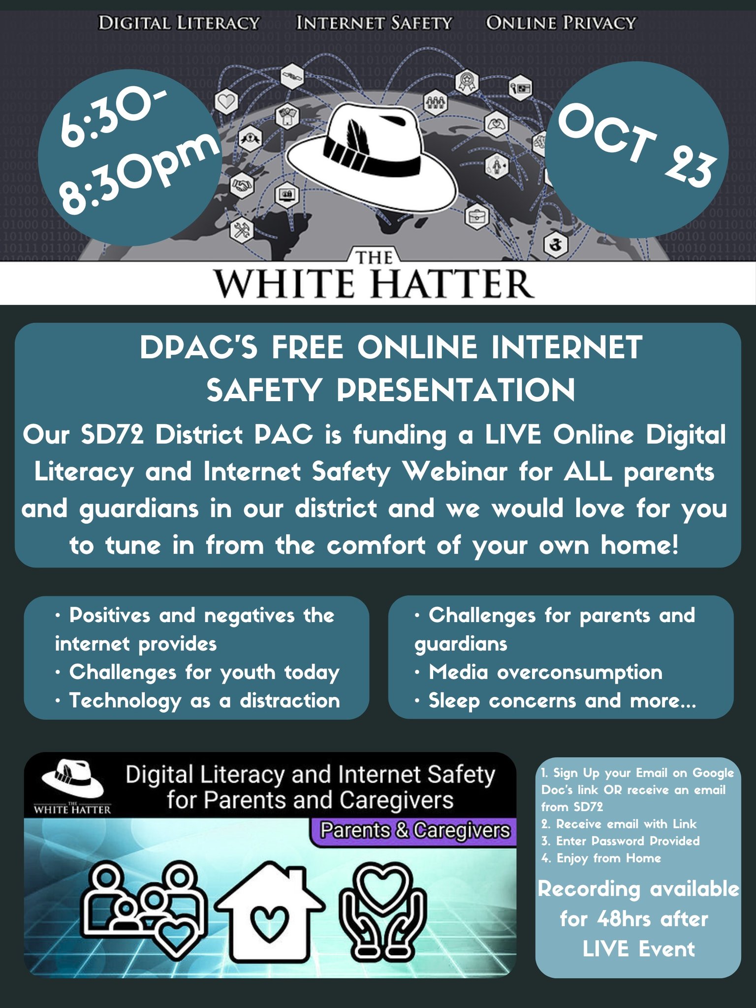 SD72 - CHECK YOUR EMAIL INBOX!!! The school district has graciously ...