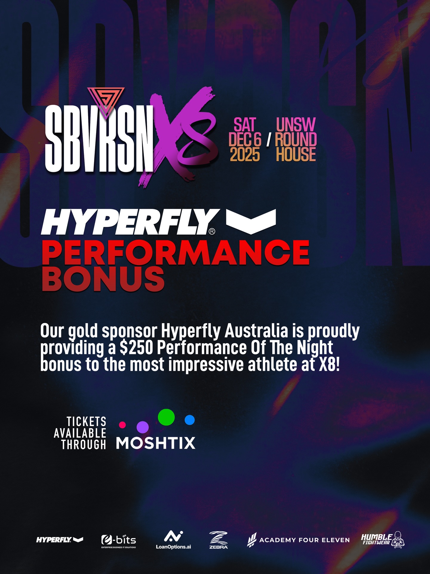 Subversion - @hyperflyaustralia Performance Bonus. Our gold sponsor ...
