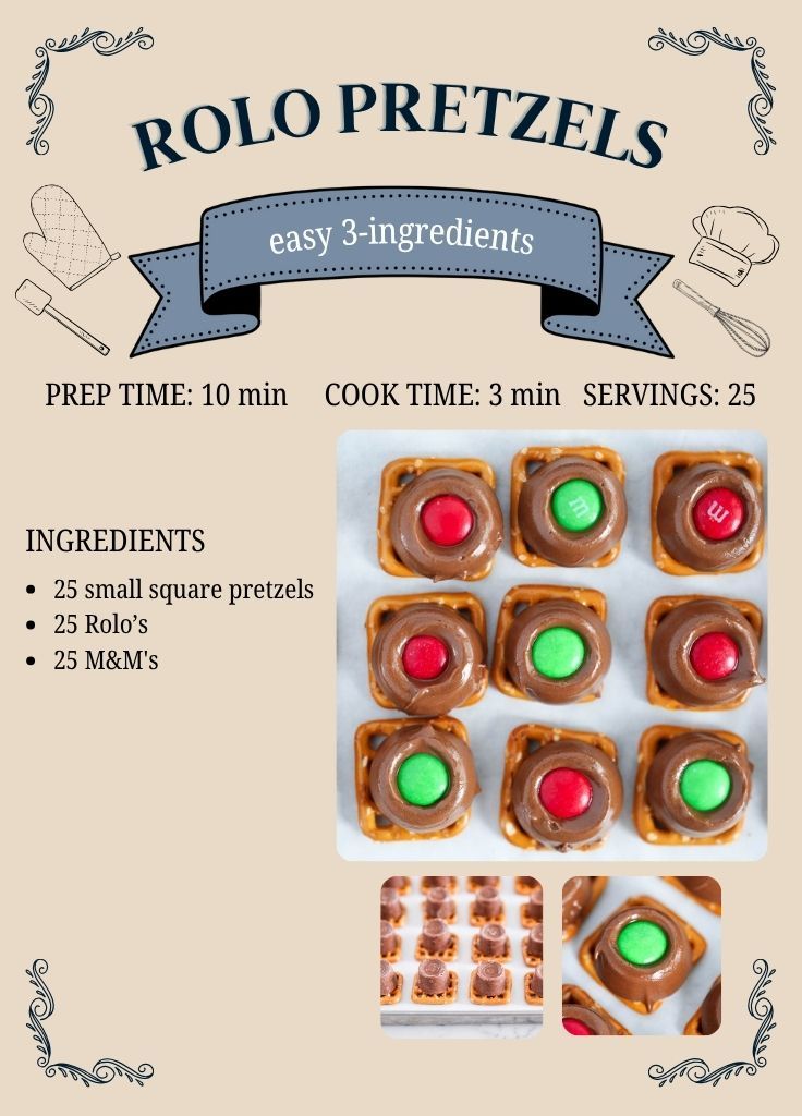 I Heart - These Rolo pretzels are the easiest holiday dessert with only ...