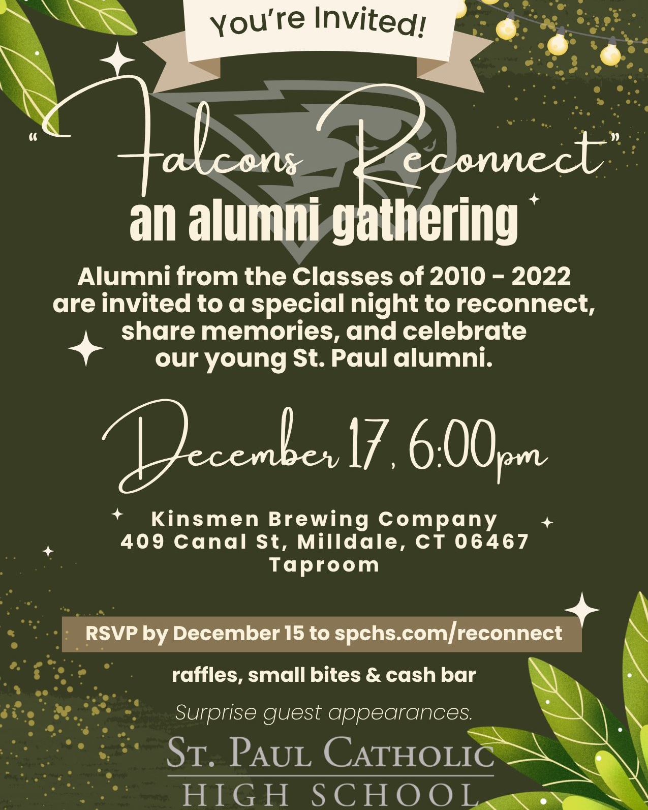 St. - ATTENTION ST. PAUL ALUMNI in the classes of 2010 - 2022 - You're ...