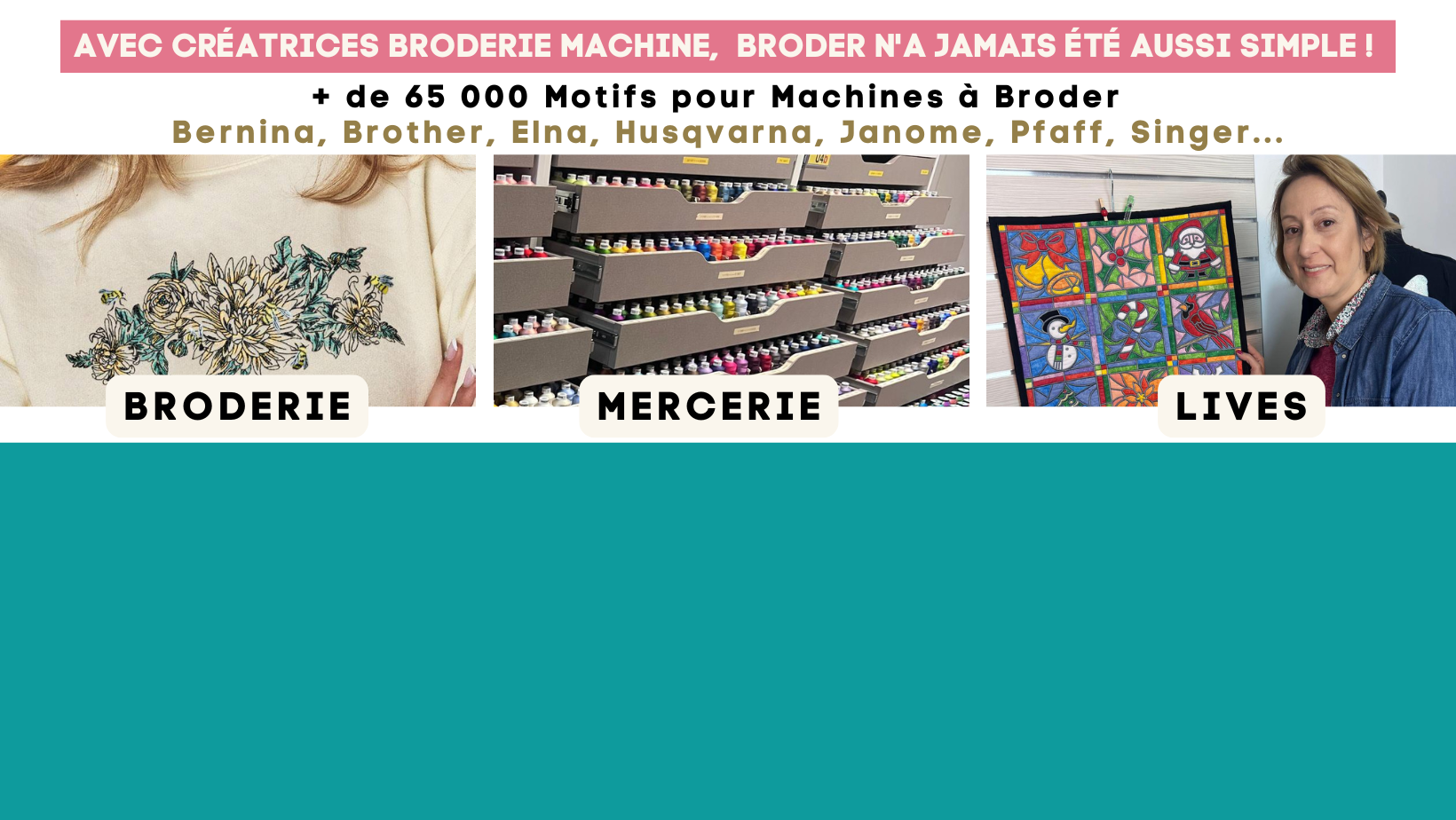 Creatrices broderie machine... - Creatrices broderie machine