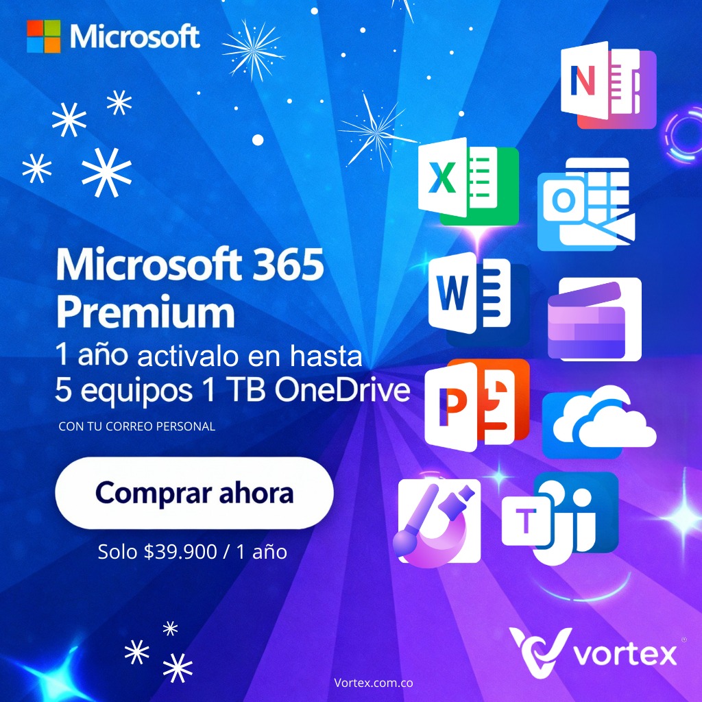 Vortex.com.co - Microsoft 365 Premium que se Activa con... | Facebook