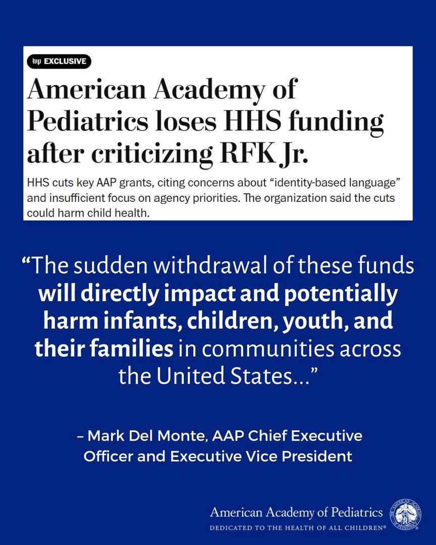 Elizabeth - The American Academy of Pediatrics recently learned the U.S ...