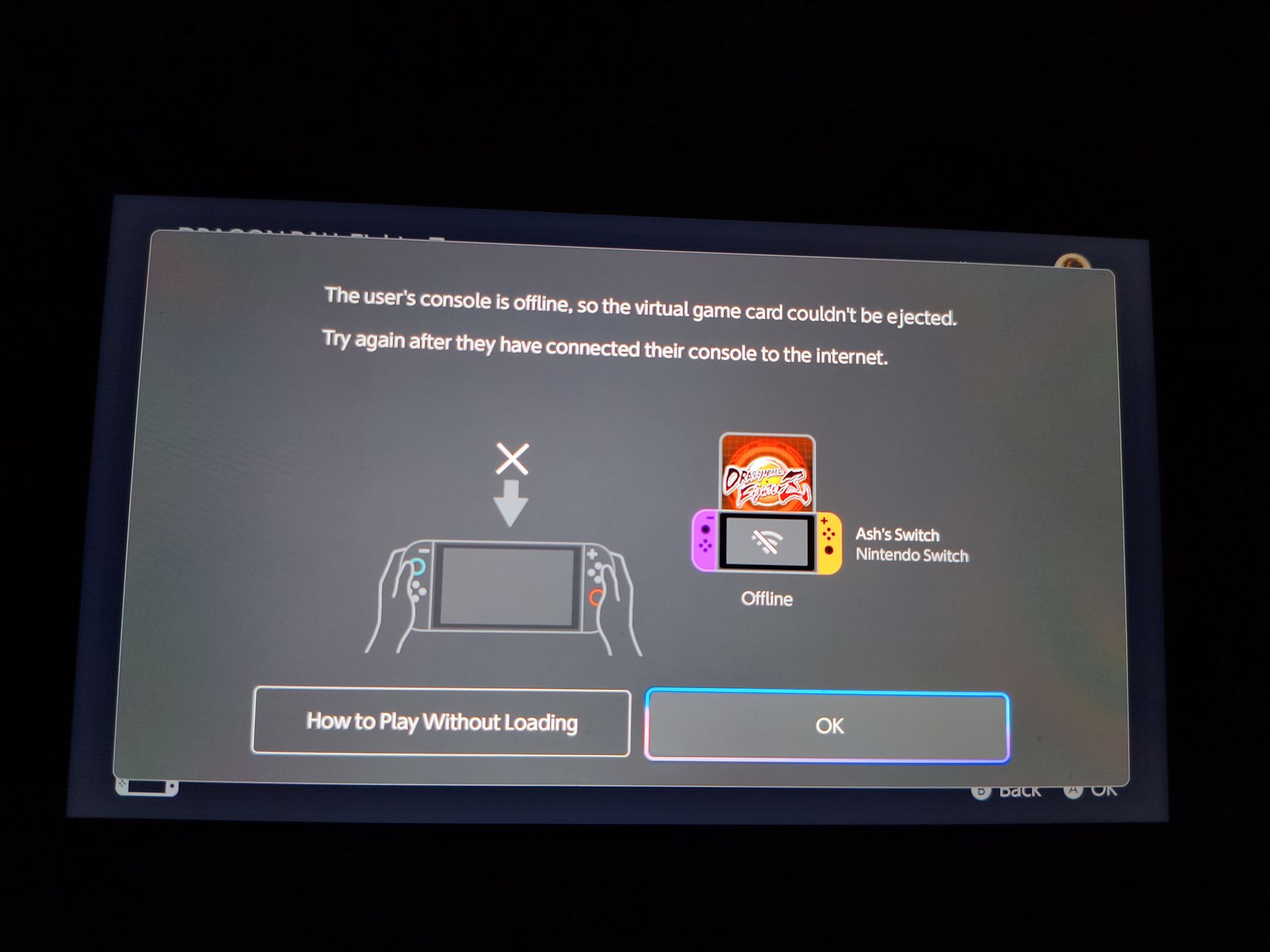 I keep getting the error code 2257-1140 on my Switch 2
