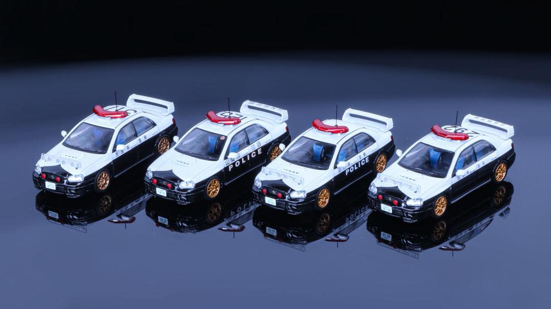 Pre-order ^^ Rollin 64 1/64 Japanese Police STI Diecast Model. A