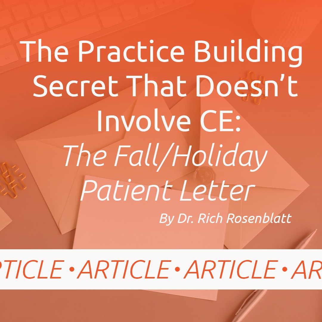 CDOCS - Check out our latest article by Dr. Rich Rosenblatt, where he ...