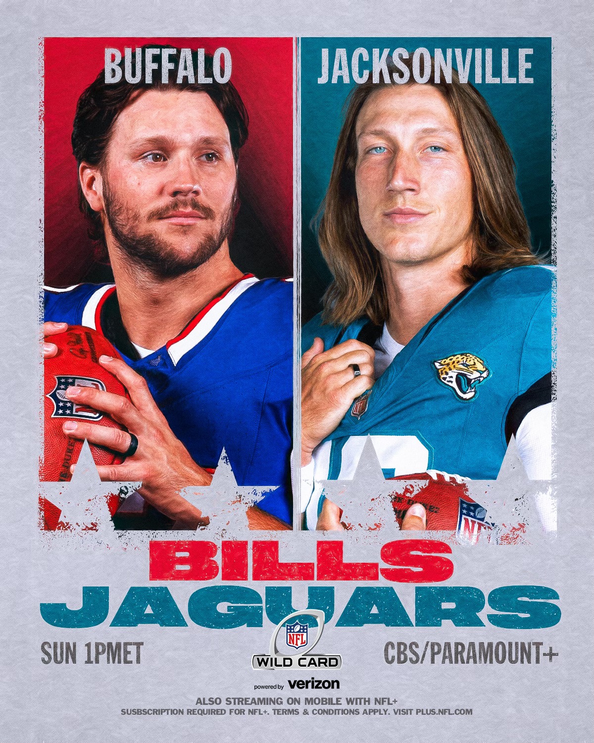 NFL - All eyes on this matchup 🦬🐆 BUFvsJAX– Sunday 1pm ET... | Facebook