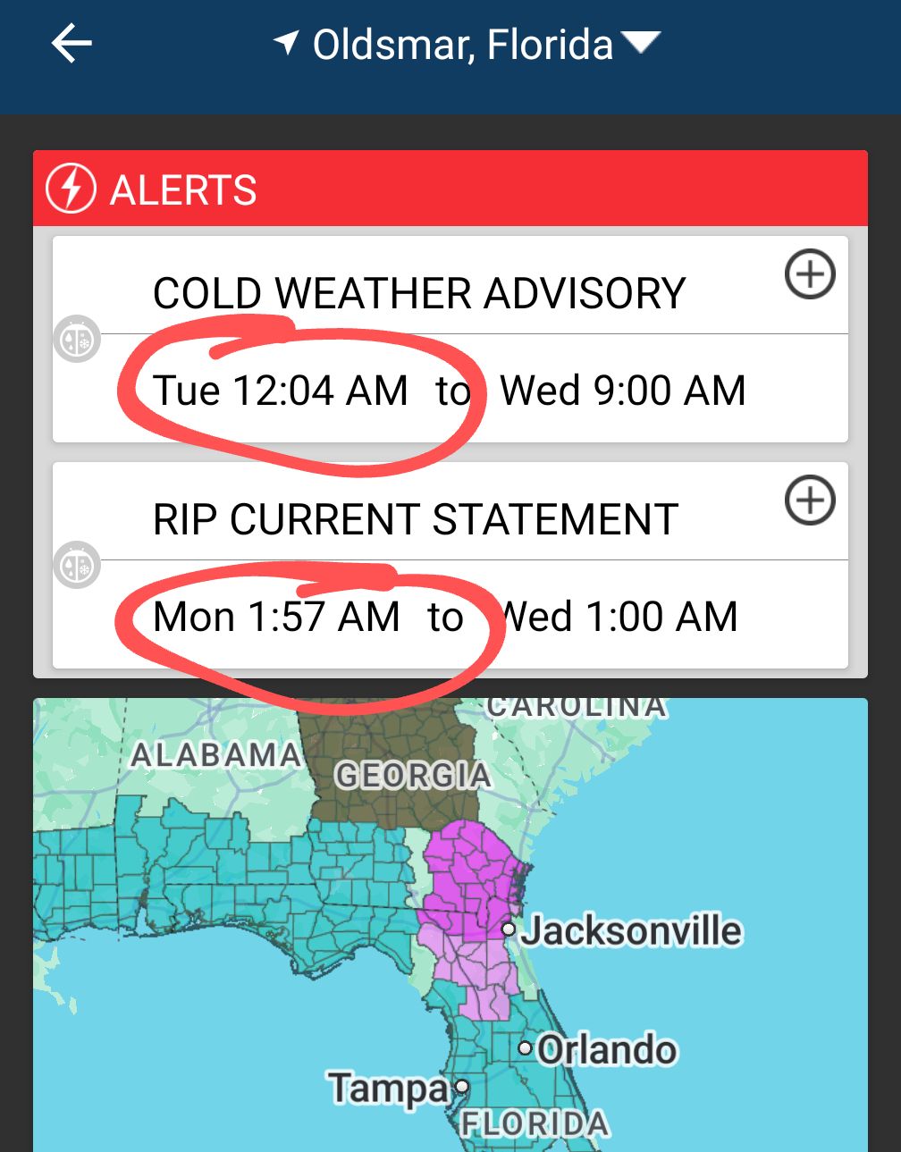 Yesterday was a Rip Current Warning... - Mike's Weather Page | Facebook
