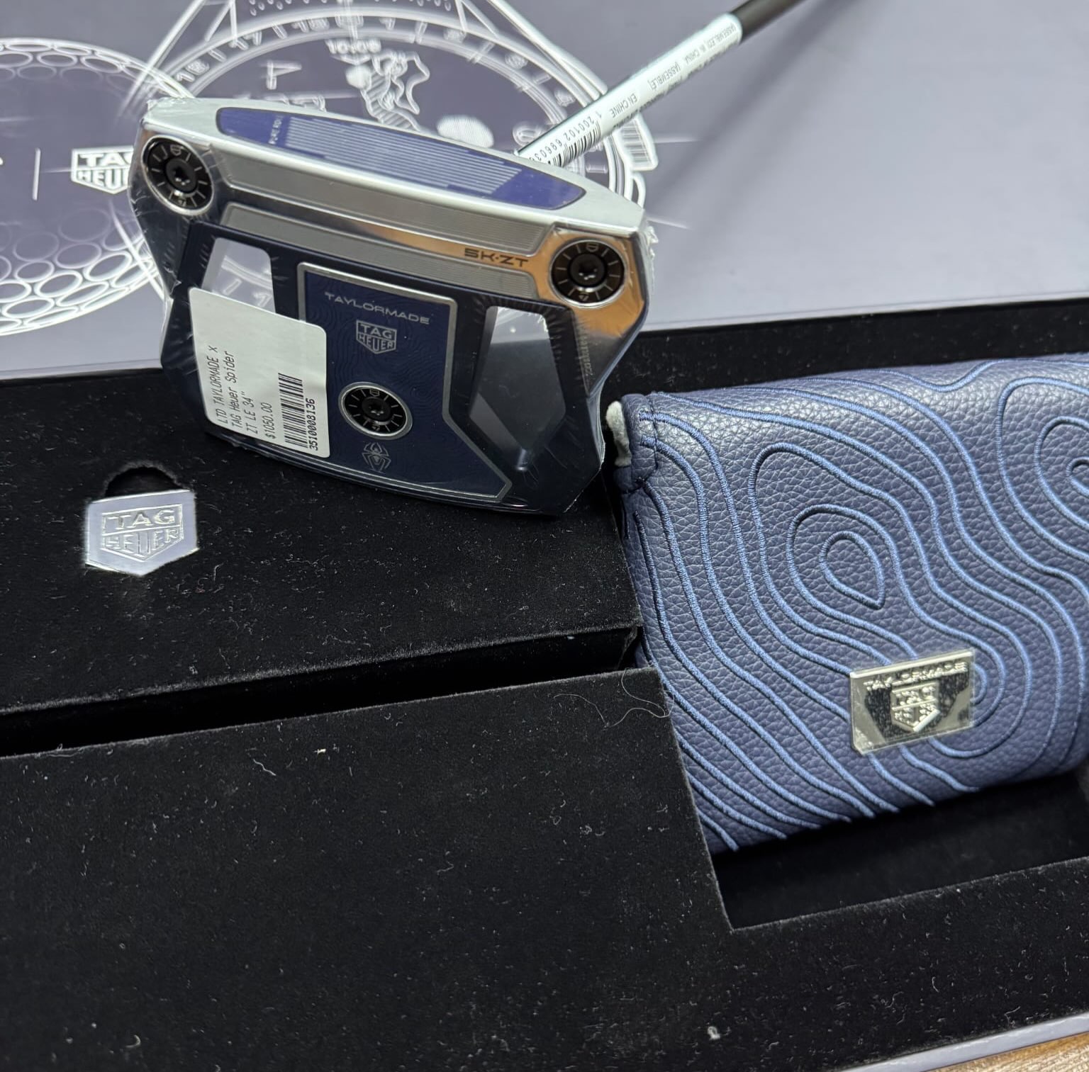 Taylormade Tag Heuer Spider ZT putter at Onegolf Singapore
