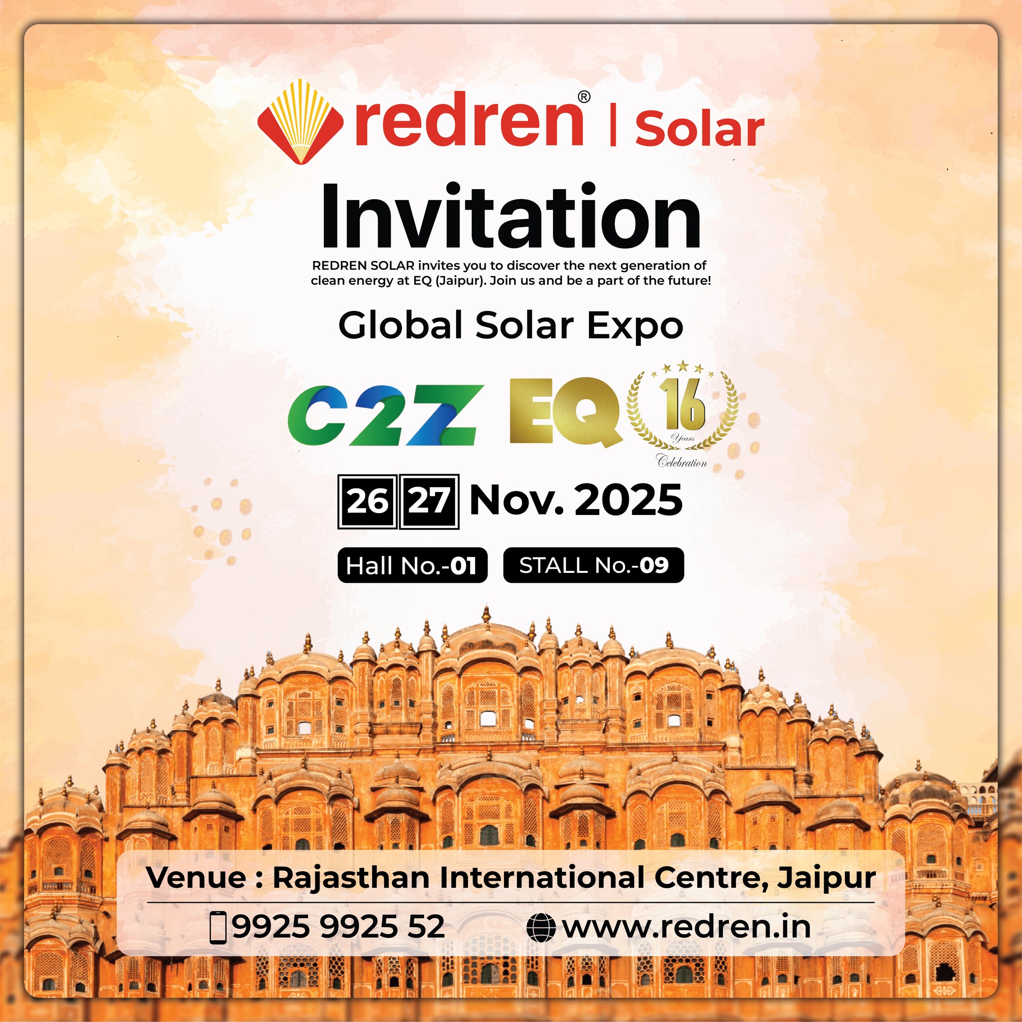 Redren - Redren Solar is delighted to welcome you to the Global Solar ...