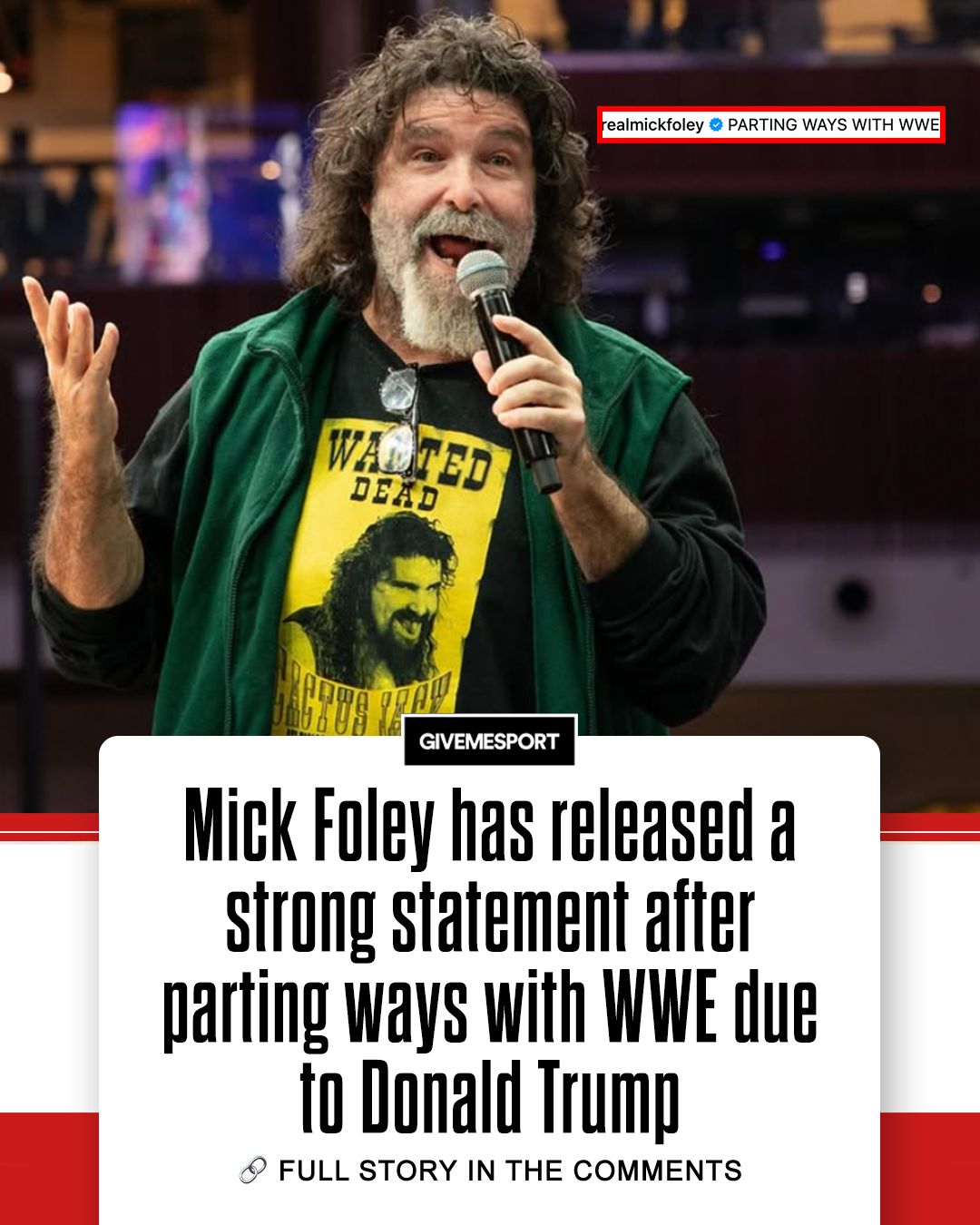 GiveMeSport - The WWE legend no longer wants to represent the company ...