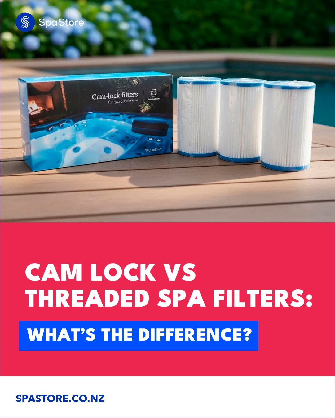 Cam Lock vs Threaded Spa Filters —... - Spa Store New Zealand | Facebook